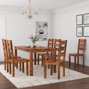 wooden dining set - furniture store in chennai