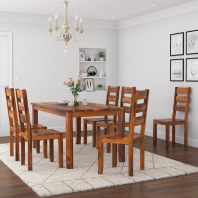 wooden dining set - furniture store in chennai